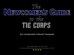 TIE Corps Newcomer's Guide